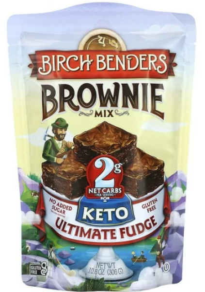 BIRCH BENDERS 'Brownie Mix' Keto Backmischung Ultimate Fudge 306 gr